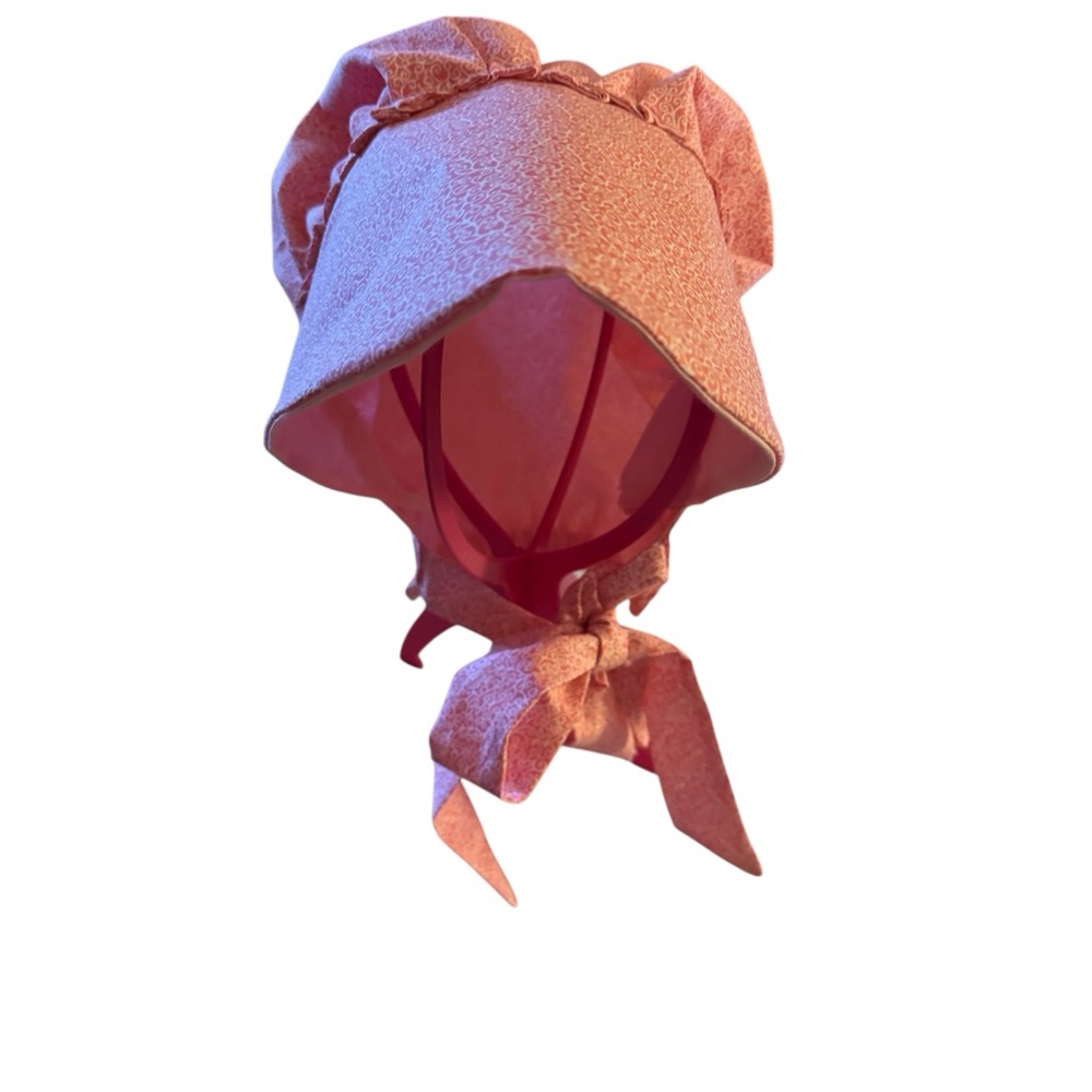 Vintage Style Pink Bonnet Handmade for our 250th Celebration July 4th
